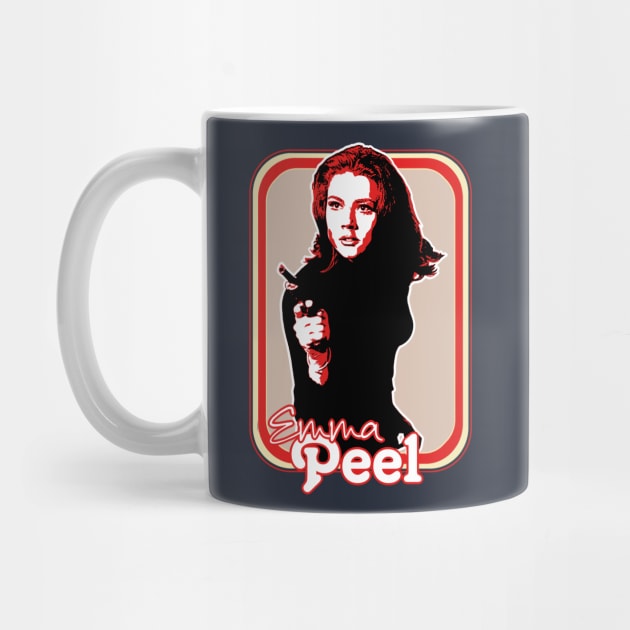 Emma Peel // Retro 60s Fan Art Design by DankFutura